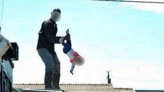 HOMEM JOGA A PRÓPRIA FILHA DE TELHADO EM ATO CONTRA GOVERNO